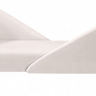 Meridian Furniture Nolan Velvet Chaise - Cream - Chaise