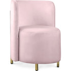 Meridian Furniture Rotunda Velvet Chair - Pink - Chairs