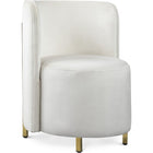 Meridian Furniture Rotunda Velvet Chair - Cream - Chairs