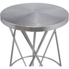 Meridian Furniture Mercury Counter Stool - Silver - Stools