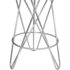 Meridian Furniture Mercury Counter Stool - Silver - Stools