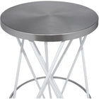 Meridian Furniture Mercury Counter Stool - Silver - Stools