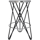 Meridian Furniture Mercury Counter Stool - Silver - Stools