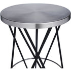 Meridian Furniture Mercury Counter Stool - Silver - Stools