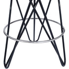 Meridian Furniture Mercury Counter Stool - Silver - Stools