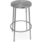 Meridian Furniture Tyson Counter Stool - Silver - Stools