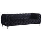 Meridian Furniture Mercer Velvet Sofa - Black - Sofas