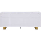 Meridian Furniture Excel Sideboard/Buffet - White & Gold - Drawers & Dressers