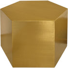 Meridian Furniture Hexagon Modular Coffee Table - Gold - Coffee Tables