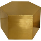 Meridian Furniture Hexagon Modular Coffee Table - Gold - Coffee Tables