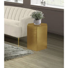 Meridian Furniture Hexagon End Table - Gold - End Table