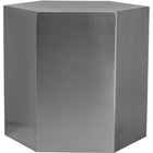 Meridian Furniture Hexagon End Table - Chrome - End Table