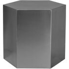 Meridian Furniture Hexagon End Table - Chrome - End Table