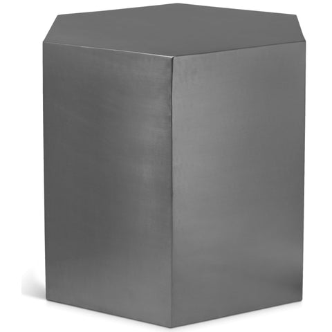 Meridian Furniture Hexagon End Table - Chrome - End Table