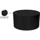 Meridian Furniture Cylinder Coffee Table - Black - Coffee Tables