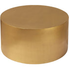 Meridian Furniture Cylinder Coffee Table - Gold - Coffee Tables