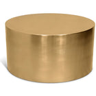 Meridian Furniture Cylinder Coffee Table - Gold - Coffee Tables