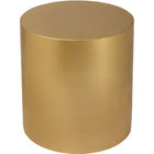 Meridian Furniture Cylinder End Table - Gold - End Table