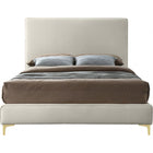 Meridian Furniture Geri Velvet Full Bed - Bedroom Beds