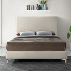 Meridian Furniture Geri Velvet King Bed - Bedroom Beds