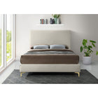 Meridian Furniture Geri Velvet Full Bed - Bedroom Beds