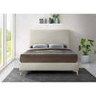 Meridian Furniture Geri Velvet Queen Bed - Bedroom Beds