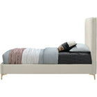 Meridian Furniture Geri Velvet Full Bed - Bedroom Beds