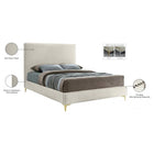 Meridian Furniture Geri Velvet Queen Bed - Bedroom Beds