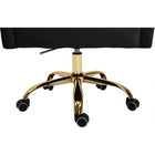 Meridian Furniture Arden Velvet Office Chair - Gold - Office Chairs
