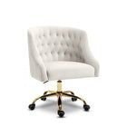 Meridian Furniture Arden Velvet Office Chair - Gold - Office Chairs