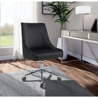 Meridian Furniture Karina Velvet Office Chair - Chrome - Office Chairs