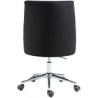 Meridian Furniture Karina Velvet Office Chair - Chrome - Office Chairs