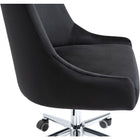 Meridian Furniture Karina Velvet Office Chair - Chrome - Office Chairs