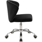 Meridian Furniture Finley Velvet Office Chair - Chrome - Office Chairs