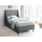 Meridian Furniture Eva Velvet Twin Bed - Bedroom Beds