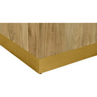 Meridian Furniture Acacia Square Coffee Table - Gold - Coffee Tables