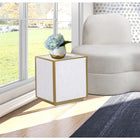 Meridian Furniture Glitz End Table - White - End Table