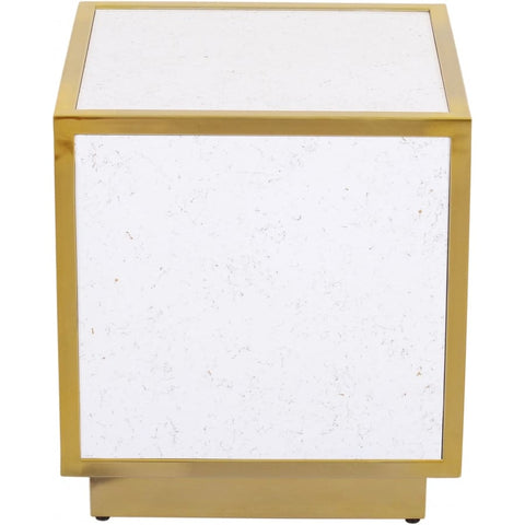 Meridian Furniture Glitz End Table - White - End Table