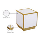 Meridian Furniture Glitz End Table - White - End Table