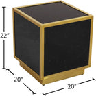 Meridian Furniture Glitz End Table - Black - End Table
