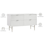 Meridian Furniture Modernist Dresser - Chrome - Drawers & Dressers