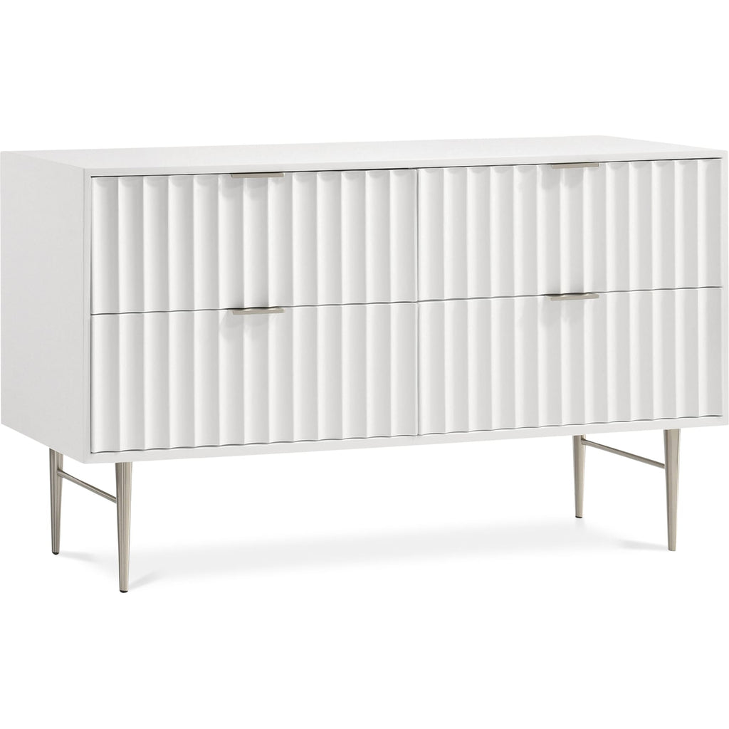 Meridian Furniture Modernist Dresser - Chrome - Drawers & Dressers