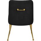 Meridian Furniture Ace Velvet Dining Chair - Gold - Dining Chairs