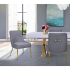 Meridian Furniture Ace Velvet Dining Chair - Gold - Dining Chairs