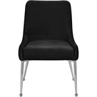 Meridian Furniture Ace Velvet Dining Chair - Chrome - Dining Chairs