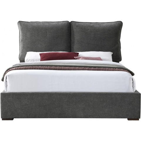 Meridian Furniture Misha Polyester Fabric Queen Bed - Black - Bedroom Beds