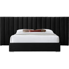 Meridian Furniture Pablo Velvet Queen Bed - Bedroom Furniture