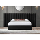 Meridian Furniture Pablo Velvet King Bed - Bedroom Beds
