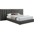 Meridian Furniture Pablo Velvet Queen Bed - Bedroom Furniture