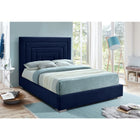 Meridian Furniture Nora Velvet Full Bed - Bedroom Beds